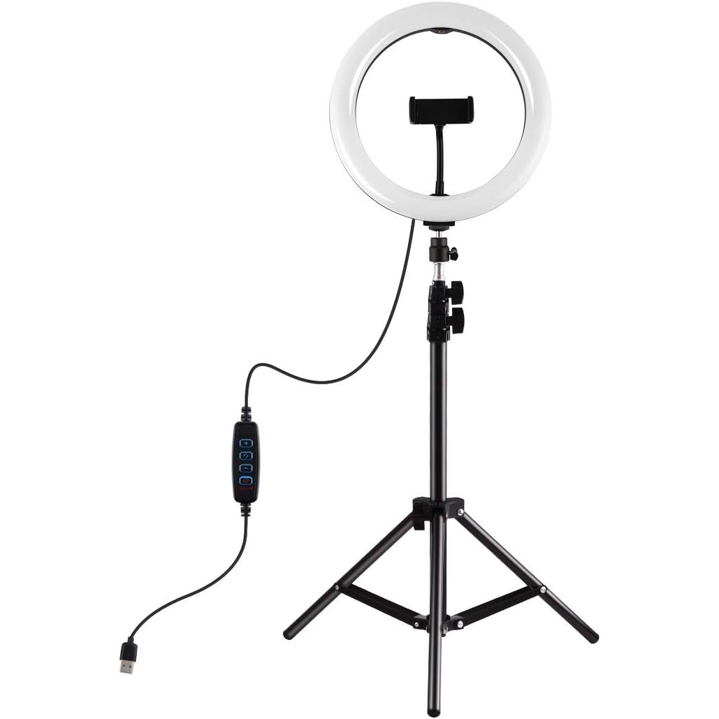 LAMPADA ANELLO LUMINOSO A LUCE LED PER TIK TOK RING LIGHT 10 PROFESSIONALE 26 CM