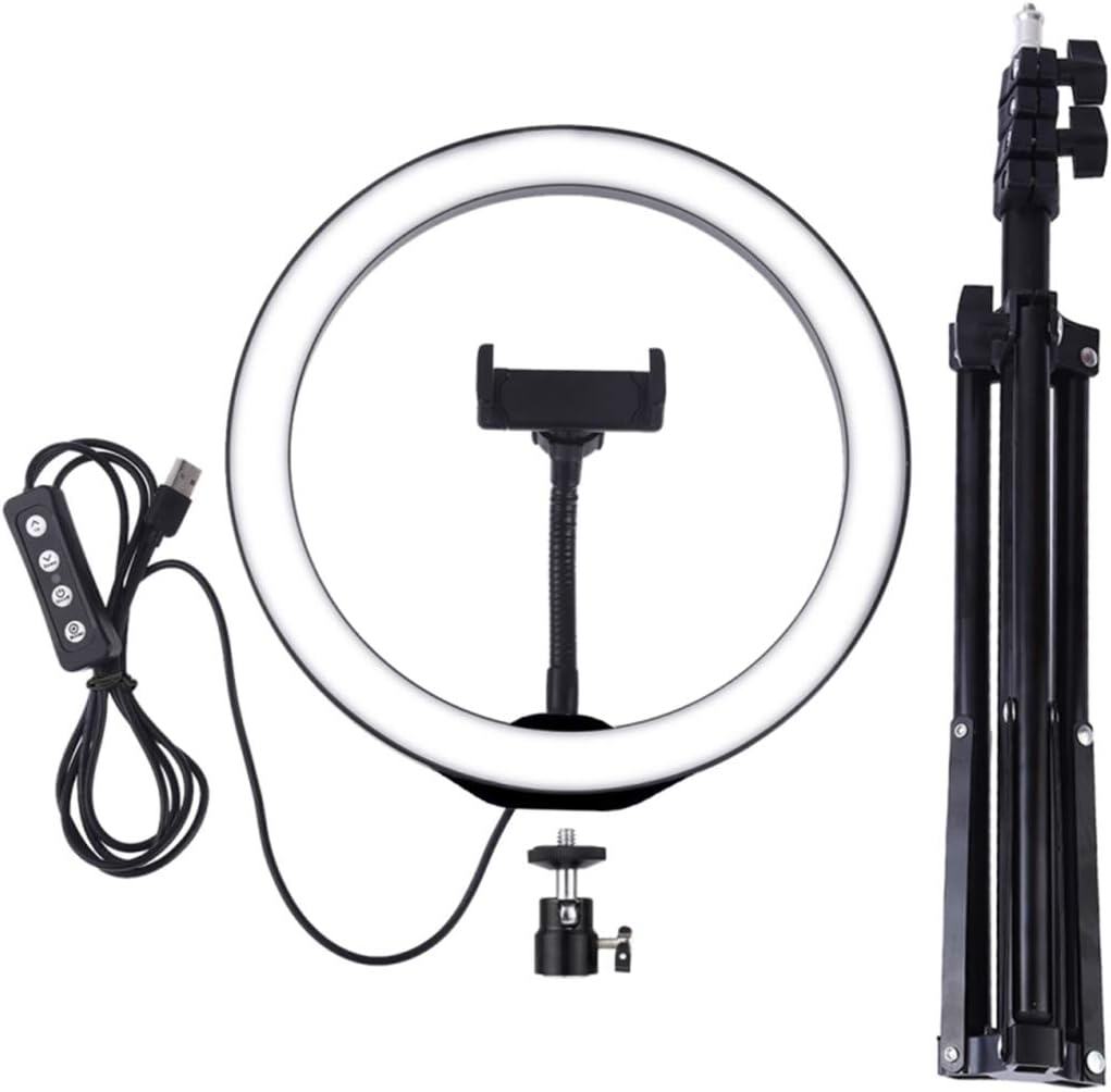 LAMPADA ANELLO LUMINOSO A LUCE LED PER TIK TOK RING LIGHT 10 PROFESSIONALE 26 CM