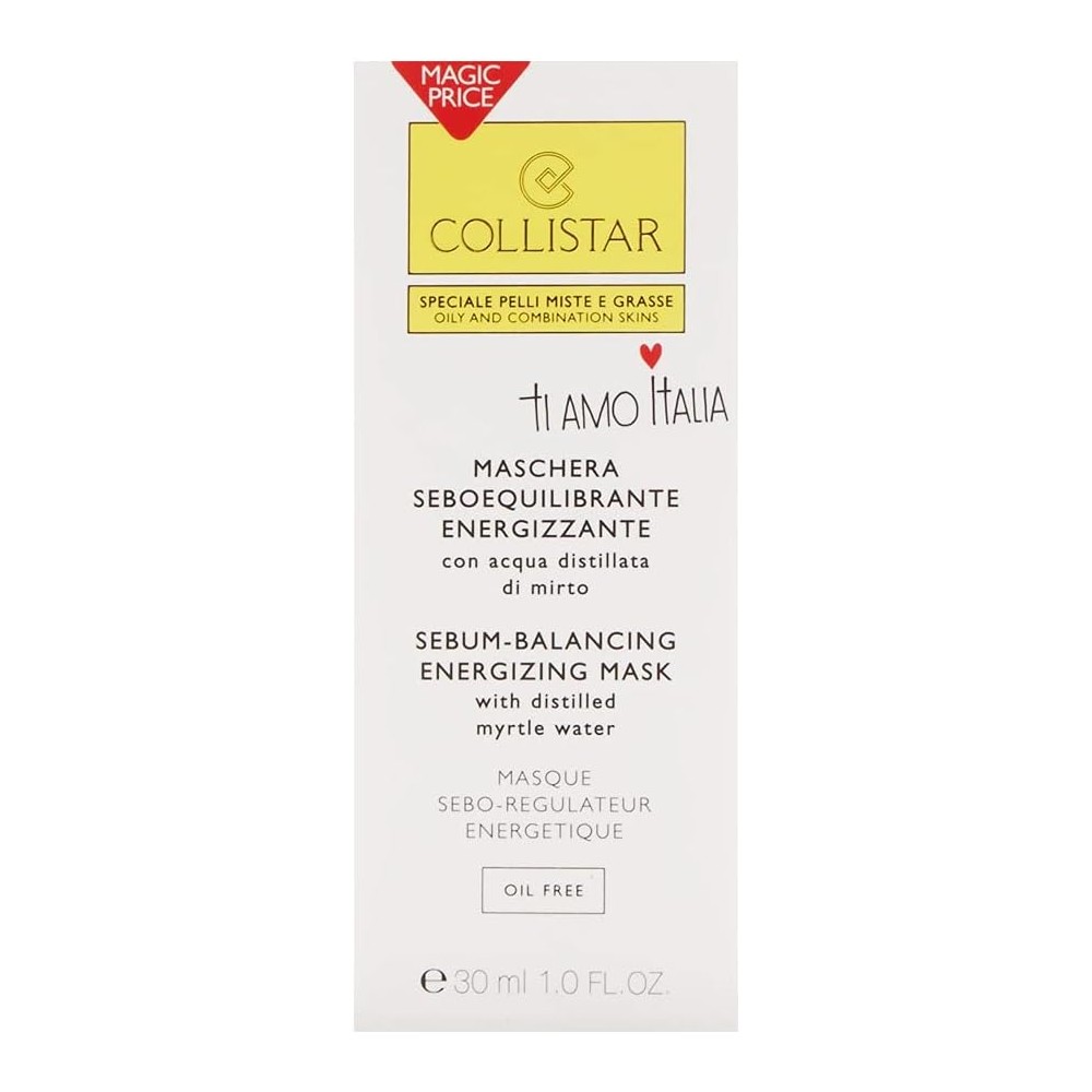 Collistar Maschera seboequilibrante energizzante oil free Pelle mista e grassa 50ml