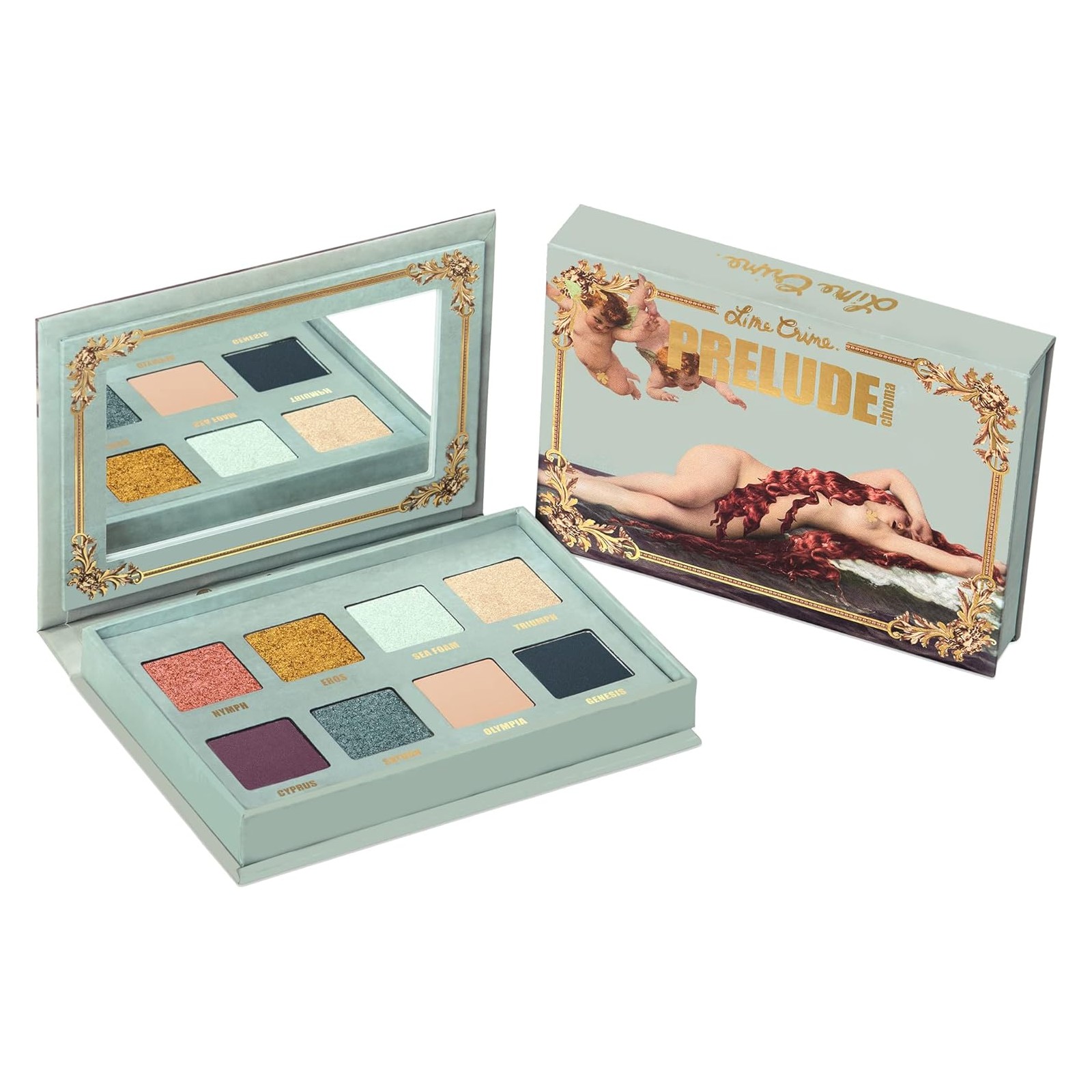 Lime Crime Prelude Chroma - Tavolozza per ombretti, 8 Colori - 20 g