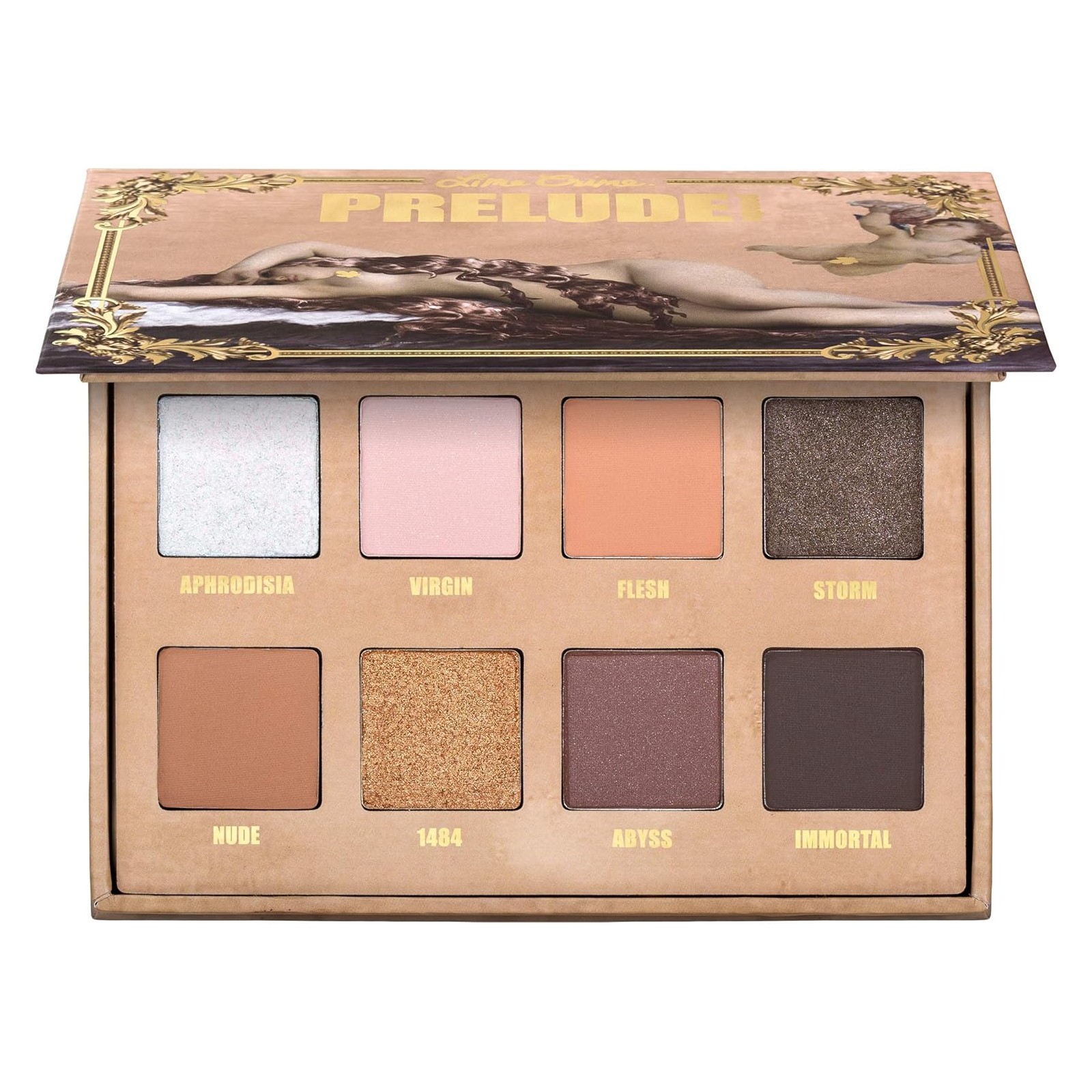 Lime Crime Prelude - Tavolozza per ombretti a vista, 8 Colori - 20 g