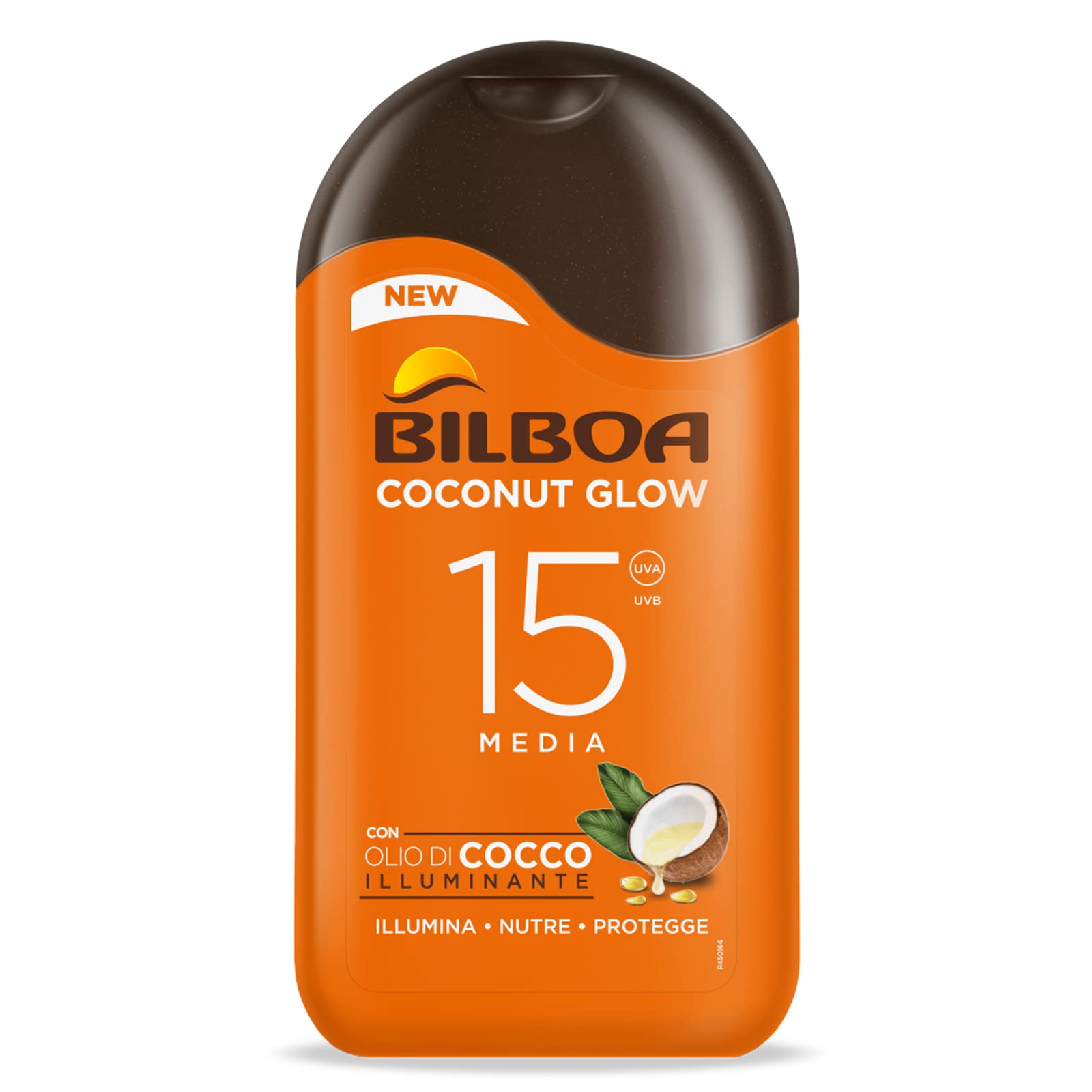 Bilboa Coconut Glow Latte Solare SPF15 200ml Olio di Cocco Glow Resistente