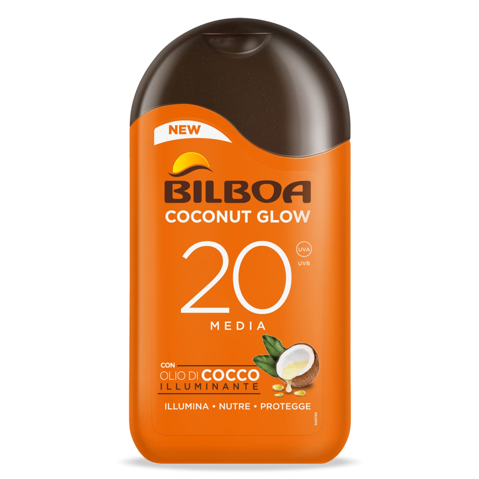Bilboa Coconut Glow Latte Solare SPF20 200ml Olio di Cocco Glow Resistente